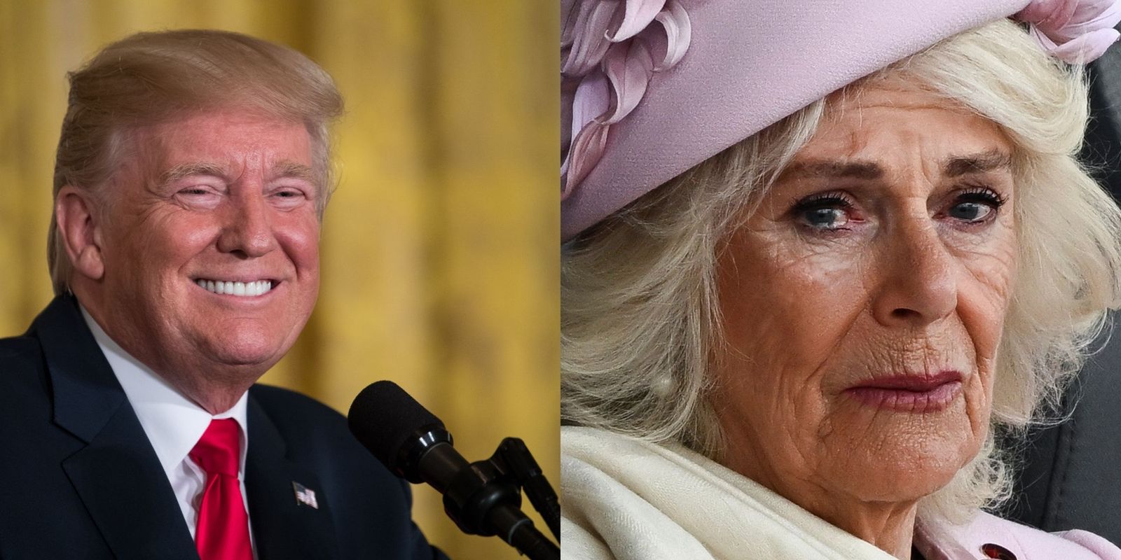 U.S. President Donald Trump | Queen Camilla | Source: Getty Images