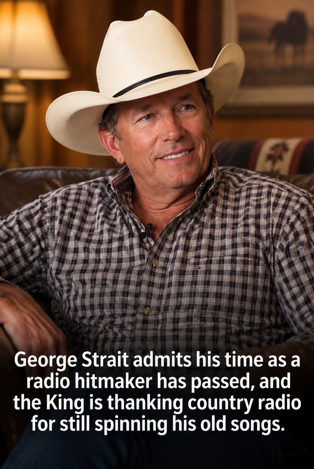 George Strait spoke with The Tennessean about where his career stands with country radio. 