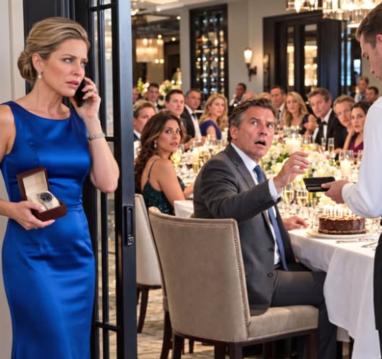 My husband called me “that pig” at his 50th birthday dinner and joked that I was nothing but a glorified office drone wh
