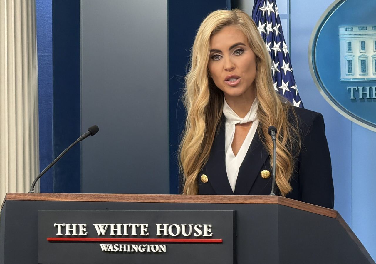 New White House press secretary slammed after bizarre slip over her husband