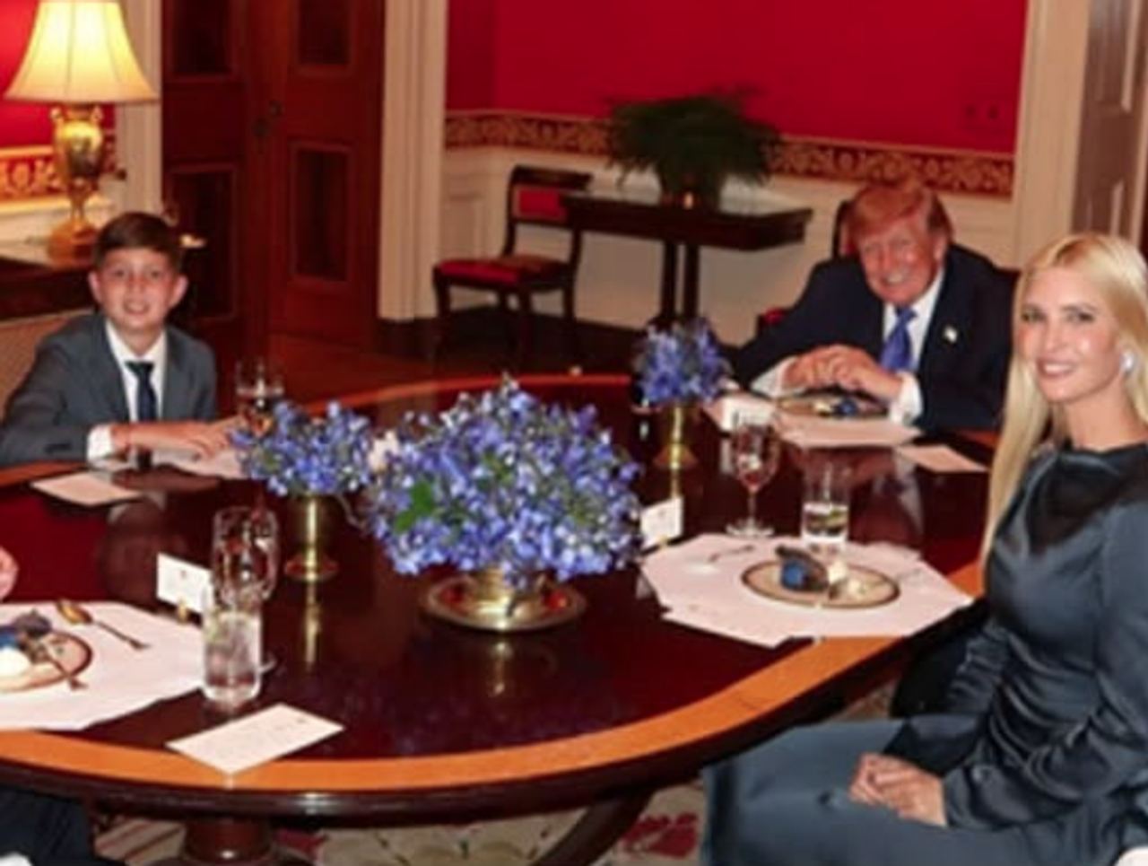 Photos from Ivanka Trumps sons 13th birthday with grandpa Donald have everyone noticing the same detail
