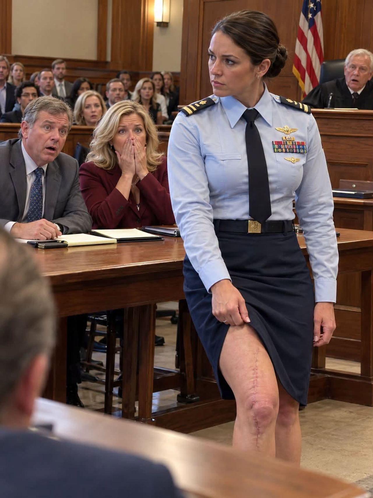 Stepping into a Virginia courtroom wearing the Navy uniform my parents had once treated as